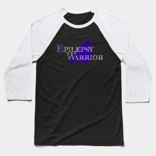 Epilepsy Warrior Baseball T-Shirt